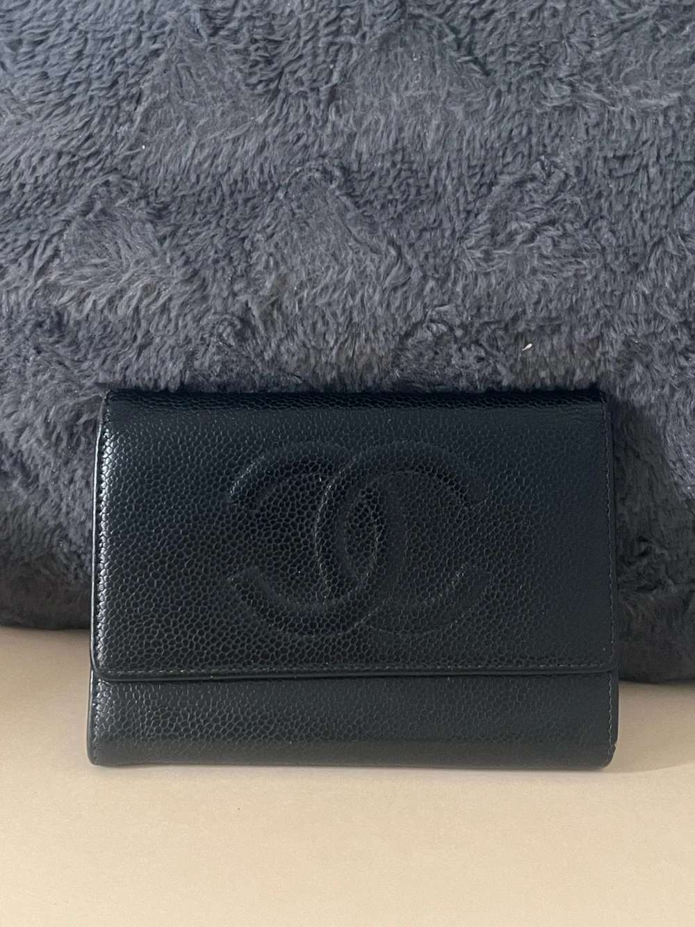 Chanel Caviar Timeless Compact Wallet